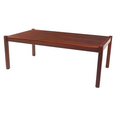 Catt Furntiture WA Jarrah Coffee Table with Brass Inlay