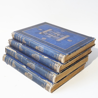Four Antique Volumes of The Imperial Shakspere, Edited Charles Knight, Virtue & co, London