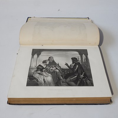 Four Antique Volumes of The Imperial Shakspere, Edited Charles Knight, Virtue & co, London