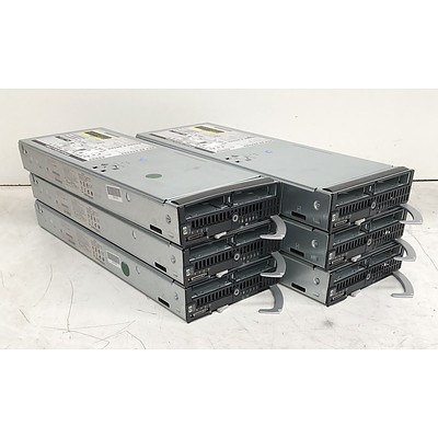 HP ProLiant BL460c G7 Xeon CPU Blade Servers - Lot of Six