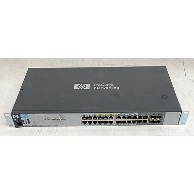 HP ProCurve (J9299A) 2520G-24-PoE 24-Port Gigabit Managed Switch