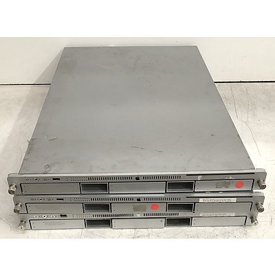 Apple xServe 1RU Servers - Lot of Three