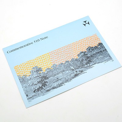 1988 Australian Polymer Bicentennial Commemorative $10 Note, AA08123766