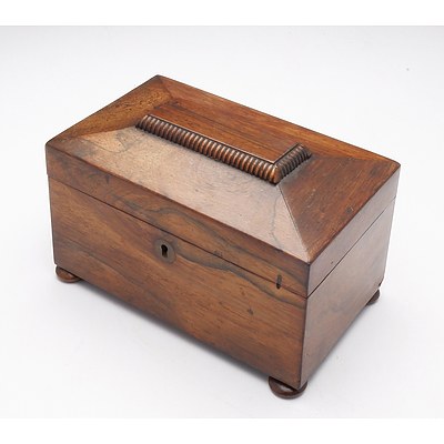 Victorian Mahogany Tea Caddy