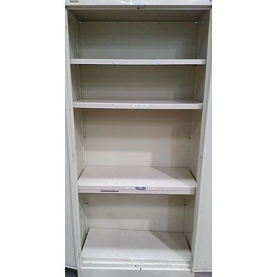 Metal Storage Cabinets - Lot of Two