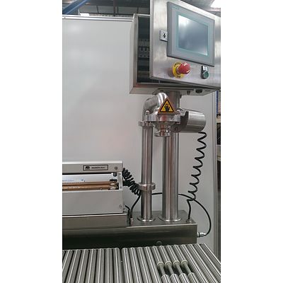 Two Joni Foodline Multimix 300L Commercial Kettles With JOM Hot Fill Dos 2 Auto Pumping Fill Station and Chiller Unit - Original RRP -  Approx $170,000