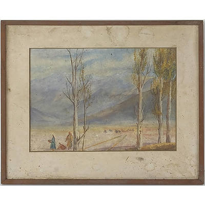 Group of 7 Indian Topographical Watercolours, Early to Mid 20th Century
