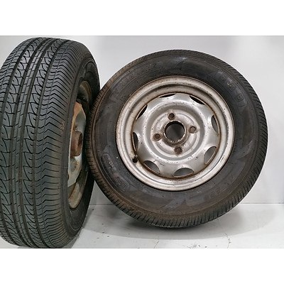 13INCH Steel Wheels (lot of Two)