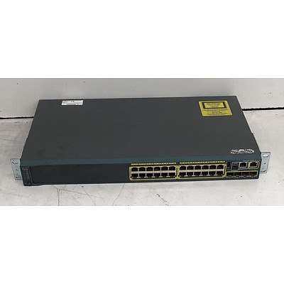 Cisco Catalyst (WS-C2960S-24TS-L V02) 2960-S Series 24-Port Gigabit Managed Switch