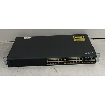 Cisco Catalyst (WS-C2960S-24TS-L V02) 2960-S Series 24-Port Gigabit Managed Switch