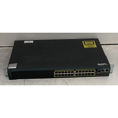 Cisco Catalyst (WS-C2960S-24TS-L V02) 2960-S Series 24-Port Gigabit Managed Switch