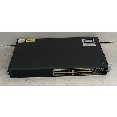 Cisco Catalyst (WS-C2960S-24TS-L V02) 2960-S Series 24-Port Gigabit Managed Switch