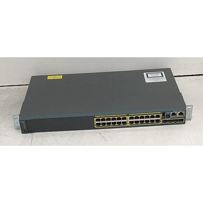 Cisco Catalyst (WS-C2960S-24TS-L V04) 2960-S Series 24-Port Gigabit Managed Switch