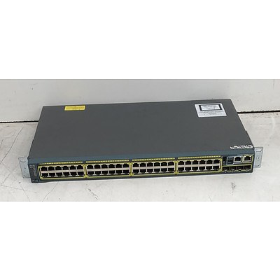 Cisco Catalyst (WS-C2960S-48TS-L V04) 2960-S Series 48-Port Gigabit Managed Switch