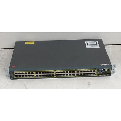 Cisco Catalyst (WS-C2960S-48TS-L V04) 2960-S Series 48-Port Gigabit Managed Switch