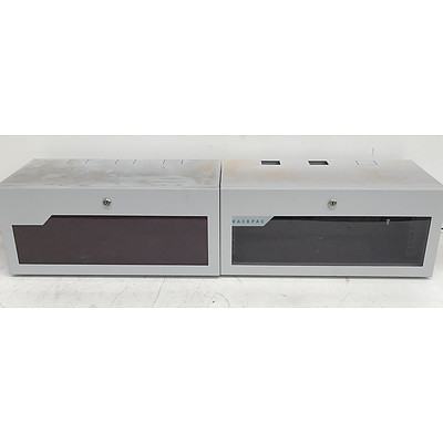 Rackpac Lockable Rack Cabinets - Lot of 12