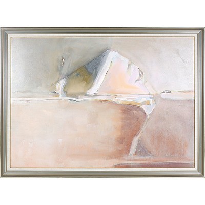 Bruno Leti (Born 1941) Shallow Inlet, Oil on Canvas