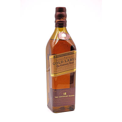 Johnnie Walker Gold Label Mature Scotch Whisky Aged 18 Years, 200ml