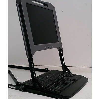 Dell PowerEdge 180AS KVM Console Switch w/ Screen