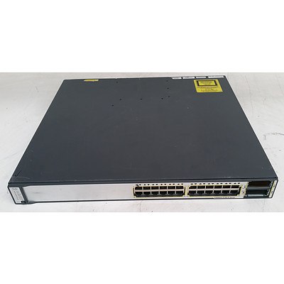 Cisco Catalyst (WS-C3750E-24TD-E V03) 3750-E Series 24-Port Gigabit Managed Switch
