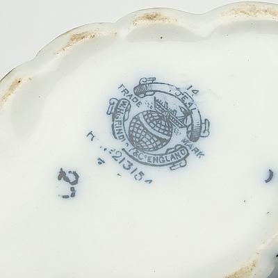 Four Victorian Gravy Boats Including Booths and Grindley & Co