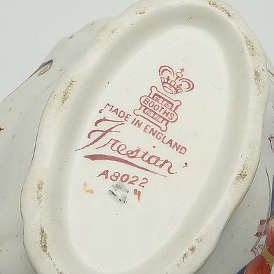 Four Victorian Gravy Boats Including Booths and Grindley & Co