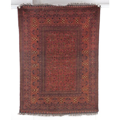 Persian Baluch Hand Knotted Wool Pile Rug