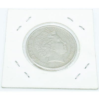 World War 1939 - 1945 Coming Home 2005 Twenty Cent Coin - Error Coin