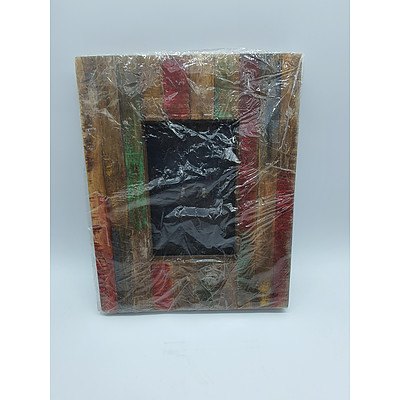 Reclaimed Timber Freestanding Photo Frames  - Lot of 3 - *Brand New*