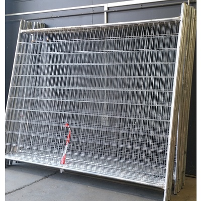 15 x 2.4 Meter Temporary Fencing Panels and Accessories