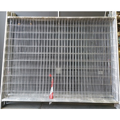 15 x 2.4 Meter Temporary Fencing Panels and Accessories