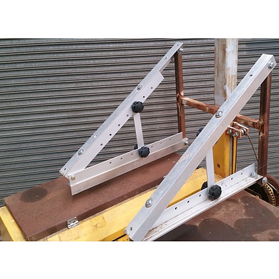 01/2001 Trailer Factory 5' x 3' Light Board Display Sign Trailer