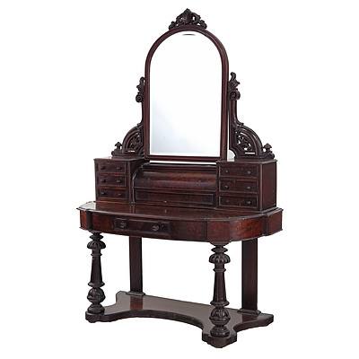 Victorian Mahogany Dressing Table Circa 1880