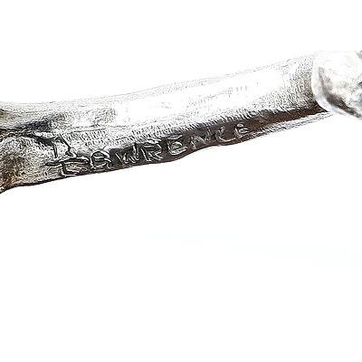 Robert TF Lawrence (South African Born 1933) Limited Edition Solid Silver Figure of a Cheetah on Wooden Base