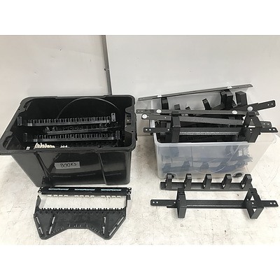 Assorted Front Panels and Cable Management