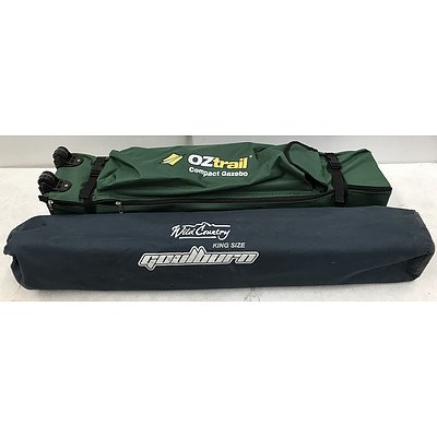 Oztrail Compact Gazebo Wild Country Camping Stretcher