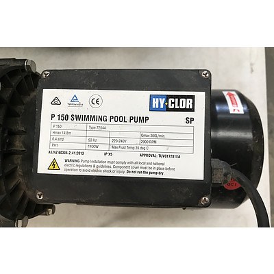 Three Swimming Pool Pumps