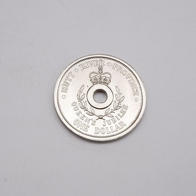 1977 Hutt River Provence Queens Jubilee One Dollar Coin