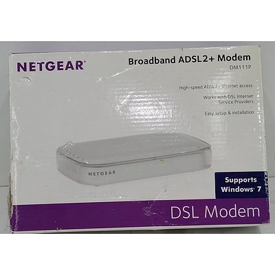Netgear Broadband ADSL2 And Modem