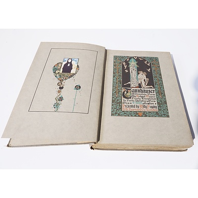 Richard Wagner, Edited T.W.Rolleston, Illustrated by W. Pogany, Tannhauser, G.G Harrap & Co, London