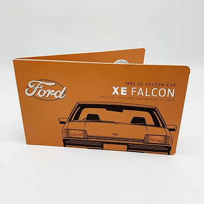 2017 50c Coloured Uncirculated Coin - 1982 Ford XE Falcon ESP