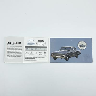 2017 50c Coloured Uncirculated Coin - 1960 Ford XK Falcon Deluxe