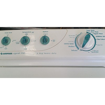 Simpson 5.5Kg Top Load Washing Machine