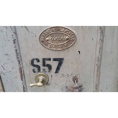 Wearne & Breakspear Vintage Single Door Floor Safe