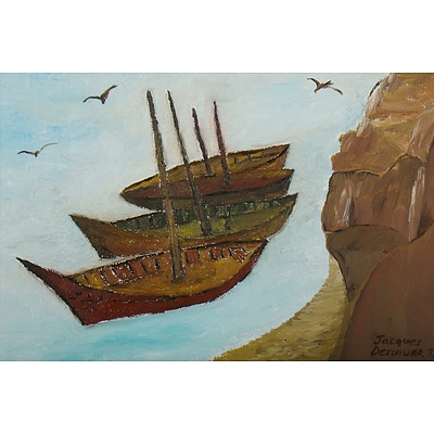 DESSAUER Jacques, Fishing Boats, 1972
