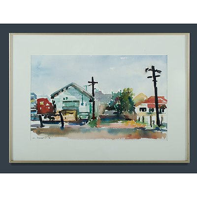 THOMPSON Maggie, 'Houses by Ross Creek', 1986