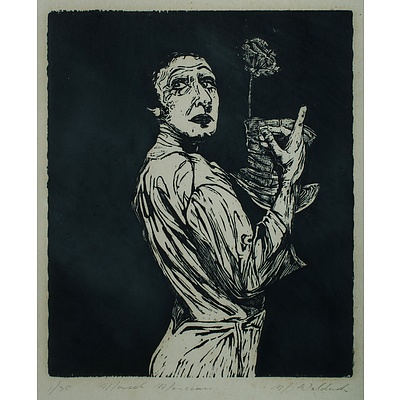 European School, Signed, 'Marcel Marceau'