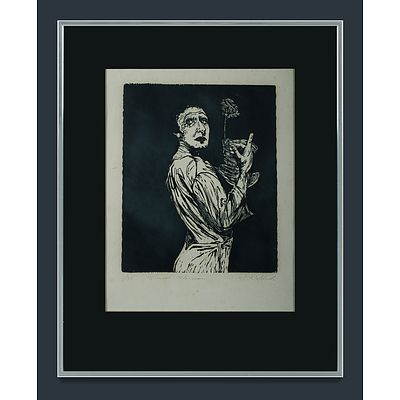 European School, Signed, 'Marcel Marceau'