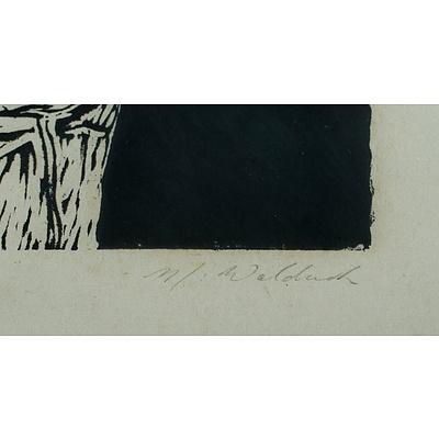 European School, Signed, 'Marcel Marceau'