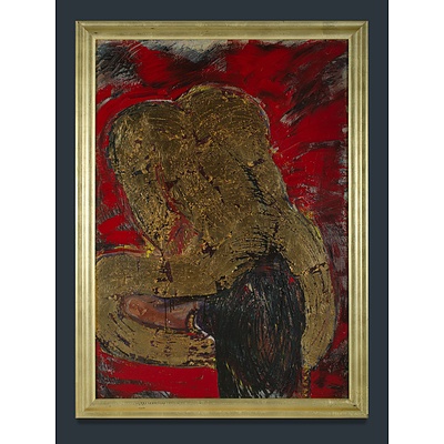 Artist Unknown, Nude Washing Her Hair 